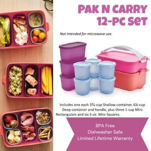 NWT Tupperware Bento To Go (Pack n Carry)